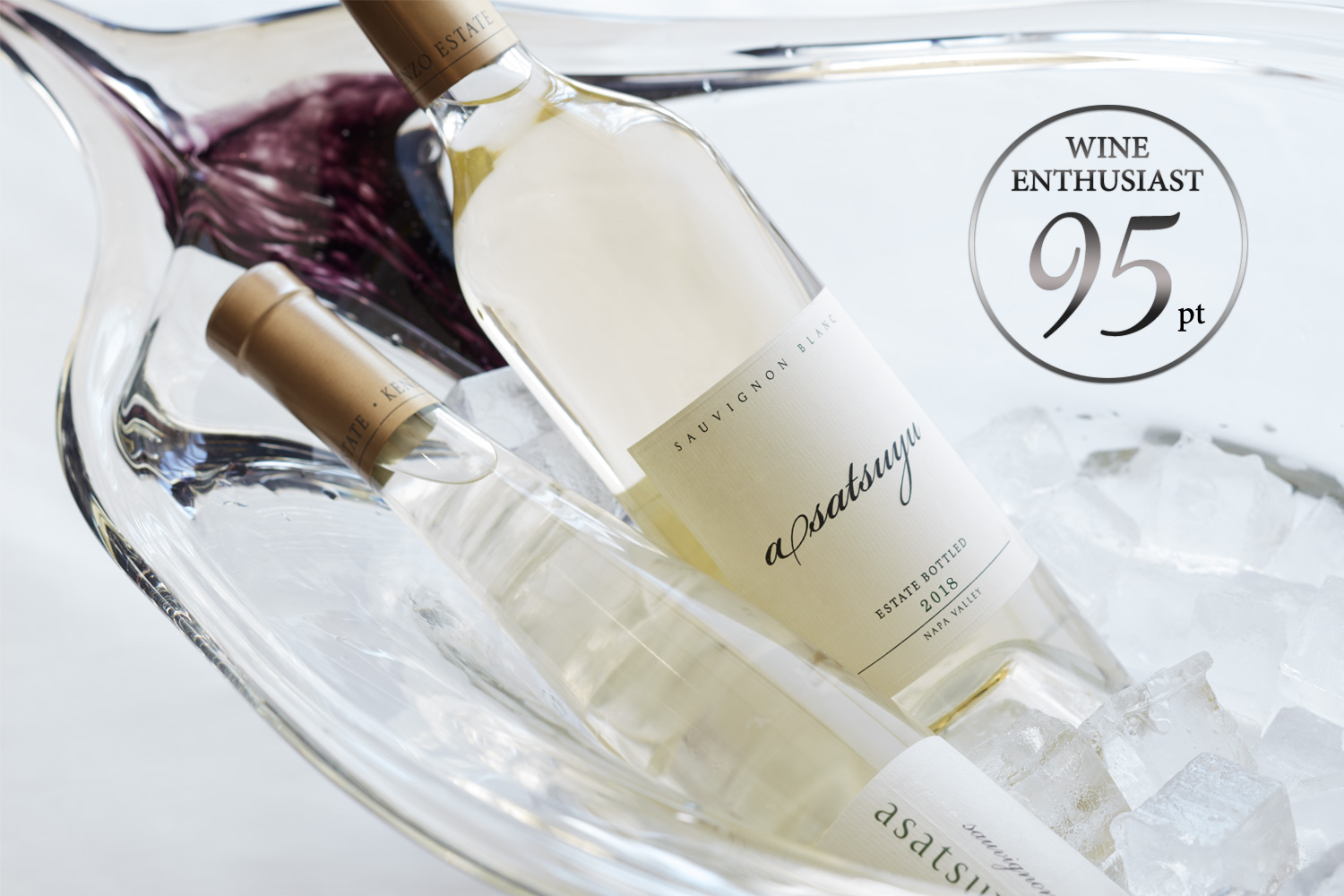 WINE ENTHUSIAST」で、白ワイン「あさつゆ」が95点の高得点を獲得 
