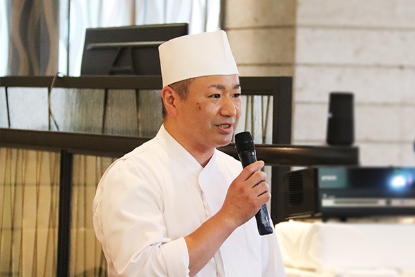 宮石 謙氏総料理長