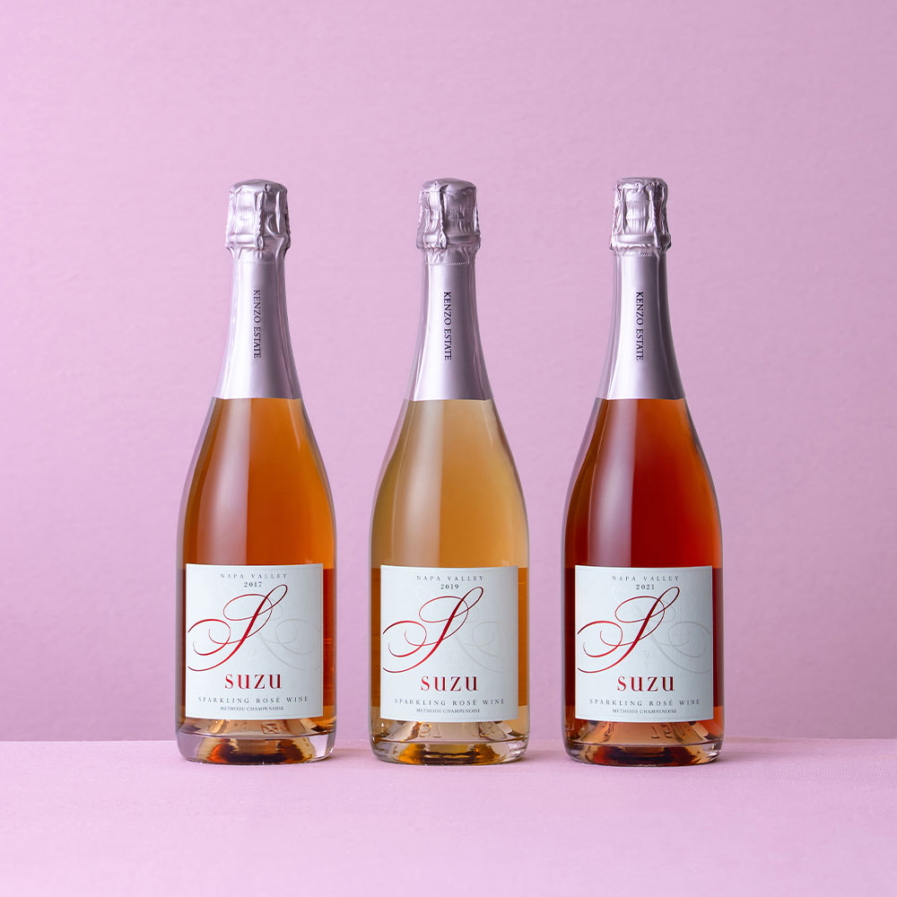 SUZU 寿々　2019 ケンゾーエステート　375ml 寿々バーティカルセット (2017＆2019＆2021 フルボトル)|KENZO
